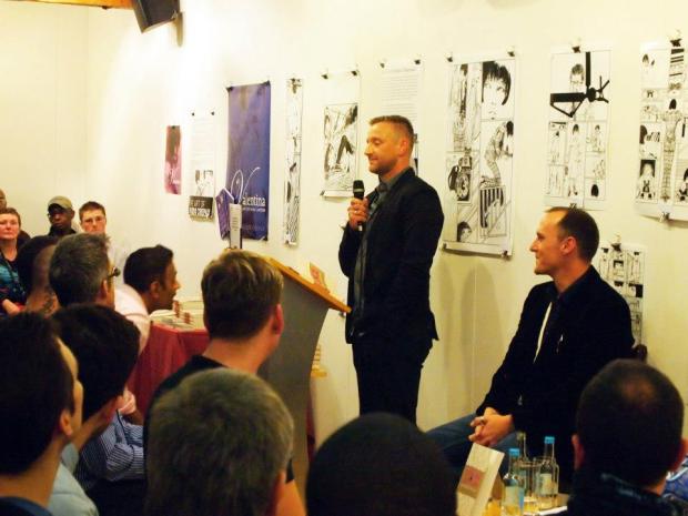 Chris sharing his amazing story